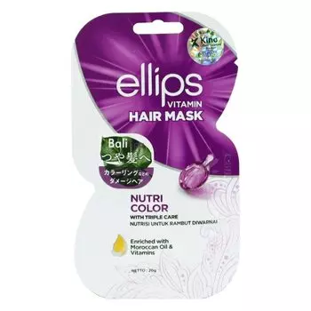 Японская эллиптическая маска для волос [Оригинальный продукт] (фиолетовый)