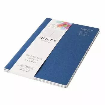 Японская ассоциация менеджмента Центр управления NOLTY Блокнот формата A5, горизонтальный, в линейку, тонкий, темно-синий, NTBNT8301, 3 книги