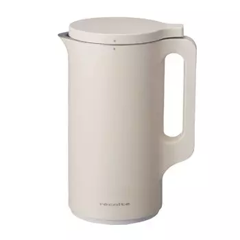 Японская автоматическая кастрюля для приготовления супа recolte, соевый молоковар, большая емкость, приблизительно 600 мл, легкоочищаемый кремовый белый [оригинальный продукт] RSY-2(W)