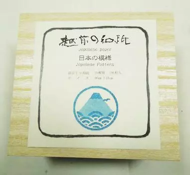 Японская бумага в деревянной ели Японская классика 13 130 листов 10 x 10 Этидзен Японская также подходит для Японская бумага Японская коробка с узорами, бумага,