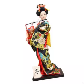 Японская фигурка куклы-кимоно гейши для домашнего декора Style A