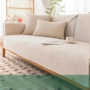 Японская хлопковая диванная подушка Four Seasons Универсальная наволочка Нескользящая тканевая подушка 70x70cm