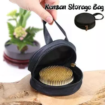 Японская икебана Флорист Рабочие принадлежности Инструменты Сумка Наборы инструментов Икебана Кензан Сумки для хранения Без инструмента Икебана Цветочная лягушка чёрный