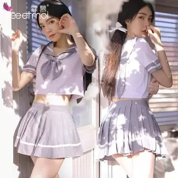 Японская корейская версия школьной формы, костюмы для косплея, сексуальная пижама, плиссированная юбка, костюм для секс-игр, эротическое белье One Size