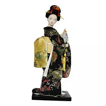 Японская кукла-кимоно гейши 25 см Коллекционная фигурка Азиатский народный этнический подарок на новоселье Настольный компьютер Style A