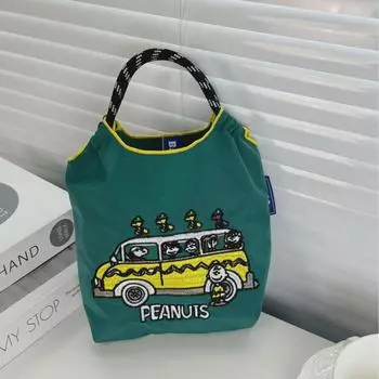 Японская мини-сумка из нейлона с вышивкой, водонепроницаемая, женская и детская, переносная сумка-мессенджер No specifications