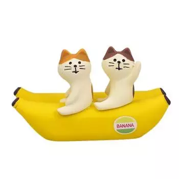 Японская модель Zakka Banana Card Holder Миниатюрная фигурка из смолы для рукоделия Украшения для дома Микропейзаж Настольные аксессуары