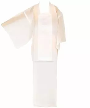 Японская одежда от дождя [SOUBIEN] Пальто, кимоно из двух частей, прозрачное, плащ, женское,