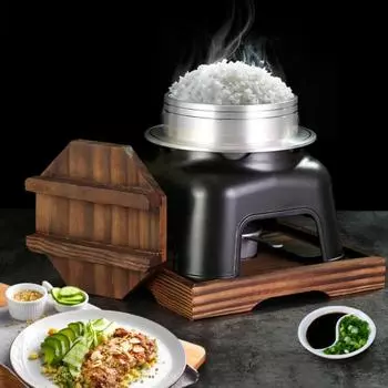 Японская походная уличная спиртовая печь улун горшок из алюминиевого сплава портативный паровой горшок для риса