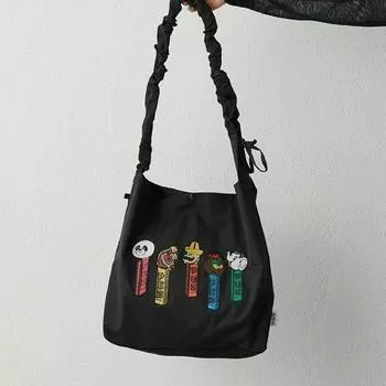 Японская повседневная сумка для поездок на работу большой вместимости цветочный