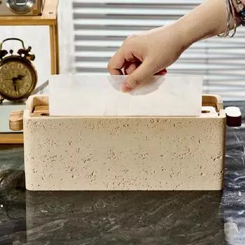 Японская простая коробка для салфеток, кухонная коробка для салфеток в ванной, настольная коробка для бумаги, украшение для дома, квадратная полка для хранения, украшение для кухни