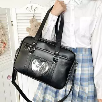 Японская сумка JK Uniform Bag, сумка через плечо, студенческая сумка Love Element PU, женская сумка белый