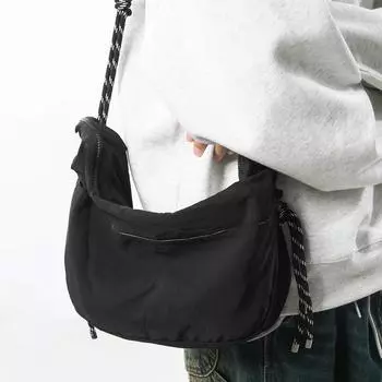 Японская сумка-мессенджер мужская ретро универсальная сумка через плечо студенческая нейлоновая сумка простая сумка для пельменей женская сумка оранжевый