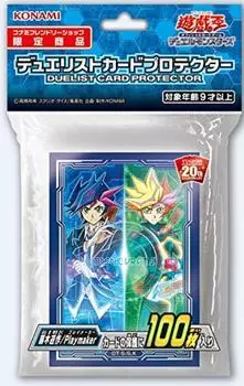 Японская версия протектора для карт Duelist Yusaku Fujiki Playmaker 100 протекторов для карт Yu-Gi-Oh!