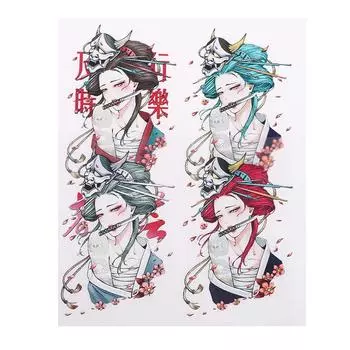 Японские гейши, очаровательные автомобильные наклейки, авто наклейки, флирт, Jdm, виниловые светоотражающие наклейки