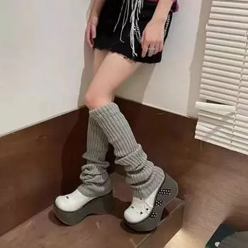 Японские гольфы в стиле Лолита до колена, дышащие сетчатые гетры для женщин A pair