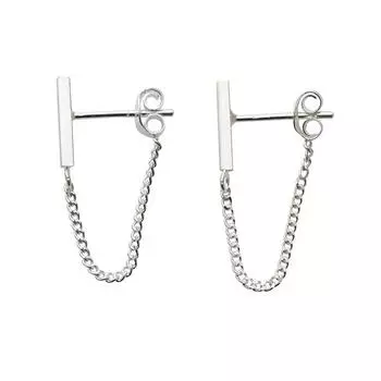 Японские и маленькие, простые и модные серьги-цепочки, женские подарки, универсальные серьги, серьги с бахромой оптом