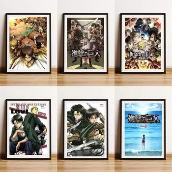 Японские картины маслом аниме покрыты гигантскими плакатами и принтами 21cm30cm NoFrame