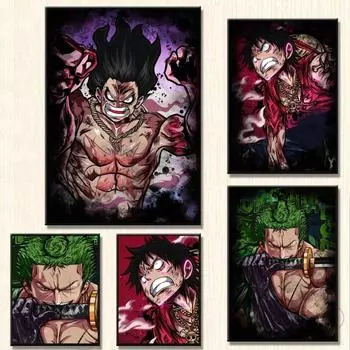 Японские классические аниме наклейки на стену для украшения детской спальни и покраски домашней комнаты 21cm30cm NoFrame