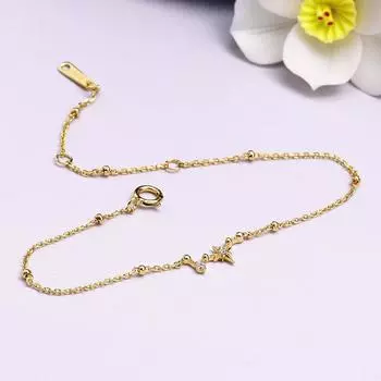 Японские легкие роскошные новые ручные украшения романтический браслет из бисера Большой Медведицы Кассиопея для женщин S925 Серебряный набор созвездий 20CM