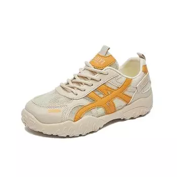 Японские летние сетчатые кроссовки из ледяного шелка с внутренней высотой, женские, модные, дышащие, повседневные, на толстой подошве, немецкие тренировочные кроссовки 35