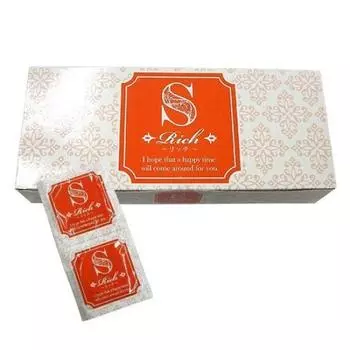 Японские медицинские коммерческие презервативы Rich S размер 144 шт. без запаха резина