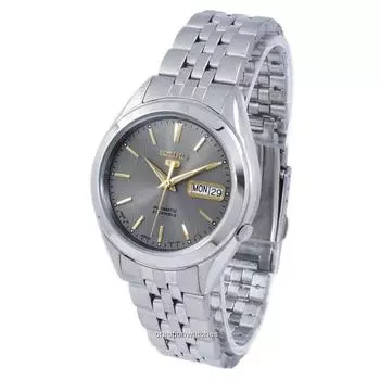 Японские мужские часы Seiko 5 Automatic SNKL19 SNKL19J1 SNKL19J серый