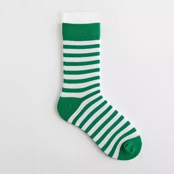 Японские полосатые хлопковые носки женские однотонные до щиколотки стиль ботильоны Харадзюку Рождество подарок девушке розовый желтый милый One Size