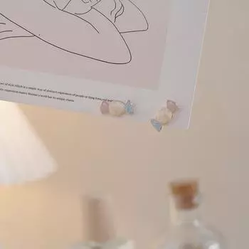 Японские серьги-клипсы с изображением кремовых конфет и мультфильмов для женщин Candy Earrings