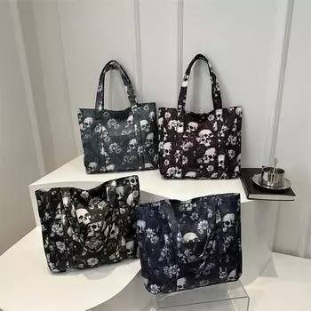 Японские студенты колледжа Ins, идущие на занятия, большая вместительная сумка через плечо, модная сумка через плечо для женщин, модная и повседневная