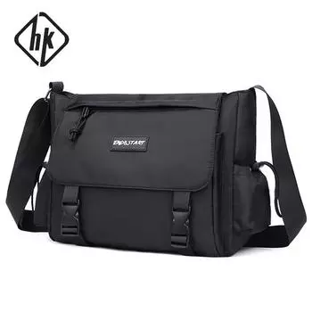 Японские сумки через плечо в стиле Харадзюку для мужчин, уличная мода, парусиновая мужская сумка-мессенджер, повседневная сумка через плечо, сумки унисекс