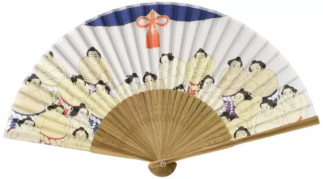 Японские товары разного назначения Киотские аксессуары Фан сумо борьба [Кёсай]