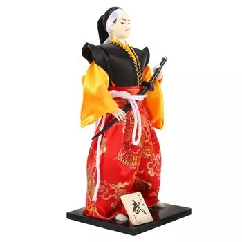 Японские украшения самураев Японские сувениры Подарки Статуэтка японского самурая Скульптура японского воина Азиатский самурай Фигурка японского воина Японский