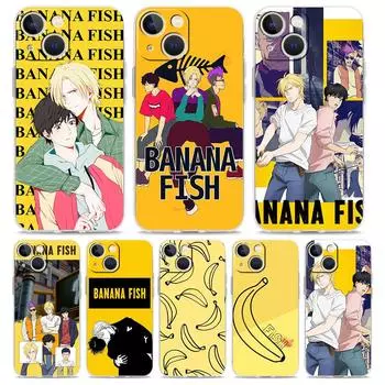 Японский аниме «банановая рыба» для iPhone 14 13 11 12 Pro Max X XR XS чехол для телефона iPhone 14 7 8 Plus SE прозрачный мягкий силиконовый чехол iPhone XS Max