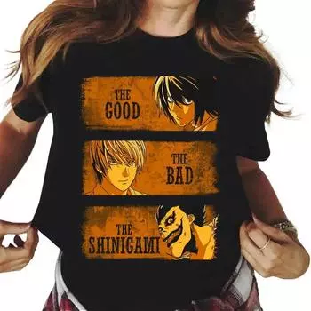 Японский аниме Death Note графический принт унисекс футболка унисекс женская мода повседневная Harajuku короткий рукав унисекс унисекс футболка унисекс S