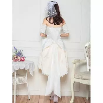 Японский аниме костюм Lovelive цветочное свадебное платье Awakening Maiji косплей костюм лолита горничная наряд average code