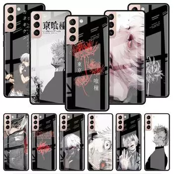 Японский аниме Токийский гуль, Япония, учтивый стеклянный чехол для Samsung Galaxy S22 S20 FE S21 Plus, чехол для телефона S10 5G S9 Note 20 10 Shell Samsung S22 Ultra 5G