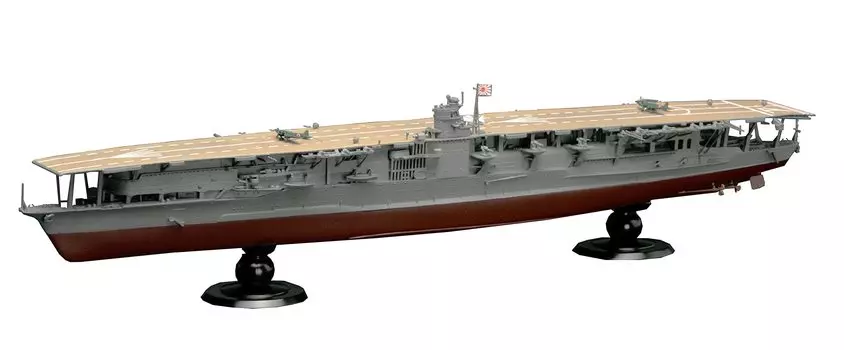 Японский авианосец ВМС серии Imperial Navy Akagi, полнокорпусная модель, пластиковая модель 1/700 № 14 EX-2 (с фототравлеными деталями)