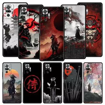 Японский бусидо самурай для Xiaomi Redmi Note 12 5G чехол для телефона 10C 10 11 9 8 Pro Plus 9S 7 8T 9T 9A 8A 9C K50 K40 игровой чехол Redmi Note 12 5G