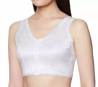 Японский бюстгальтер с регулировкой по размеру 3D Cuting L [Hasegawa] Co., Ltd. Женский белый