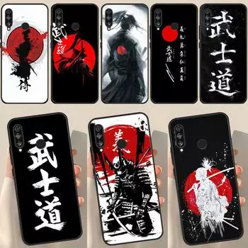 Японский чехол Bushido Samurai для Huawei P30 Pro P50 P20 P40 Lite P Smart 2021 Nova 5T, чехол для Honor 50 8X 10i Huawei P40