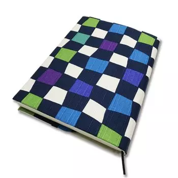 Японский дизайн Книга Размер Сделано в Включает в себя японский Разное Подарочный A5 Обложка, Регулируемая, Чтение, Япония, Закладка, Товары, Стильный, (клетчатый