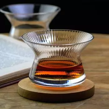 Японский Edo Kiriko Whiskey Spin Glass Neat Bowl Collection Crystal Limited подарочная деревянная коробка Whiskey Cup Cappie XO Brandy Snifter 170ml