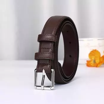 Японский и корейский милый женский кожаный ремень в стиле первой линии из коровьей кожи с декоративной пряжкой, универсальный ремень 95cm