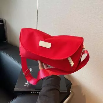 Японский ins tide нишевый дизайн повседневная универсальная маленькая квадратная сумка женская студенческая сумка для занятий пригородная сумка-мессенджер через плечо чёрный