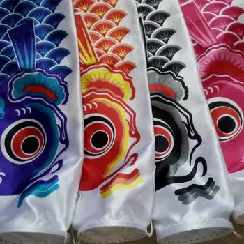 Японский карп, традиционный, подвесной ветроуказатель, украшение для дома, вымпел ветроуказателя, рыбный флаг, карповый ветроуказатель красный