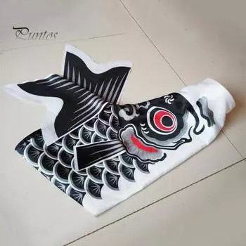 Японский карповый ветроуказатель, флаг, рыбный ветроуказатель, стример, изысканный узор, яркий цвет, достаточно длинный стример, рыбный флаг, воздушный змей, подвесной декор красный