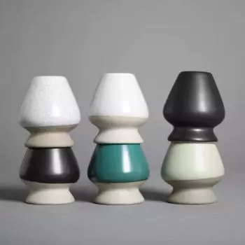 Японский керамический держатель для зеленого чая матча, часен, чайный сервиз, подставка, чаша, бамбуковый венчик, щетки, держатель для чайных принадлежностей циан