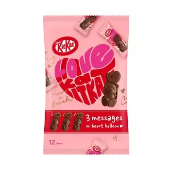 Японский KitKat Heartful Bear Share Bag 12 шт. Nestl