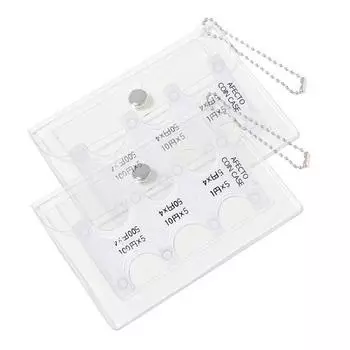 Японский кошелек для монет 1+1 Affecto + прозрачный футляр